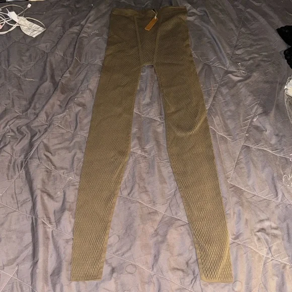 SKIMS ARMY WARP KNIT LEGGINGS - Picture 3 of 8